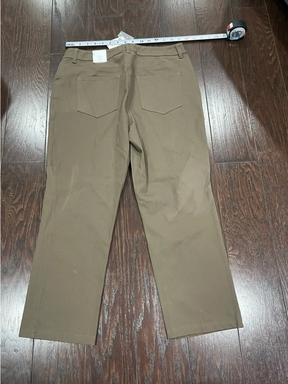 Chicos Capital Stretch Alberta Cropped Pant Cairo Size 10 (1.5) NEW